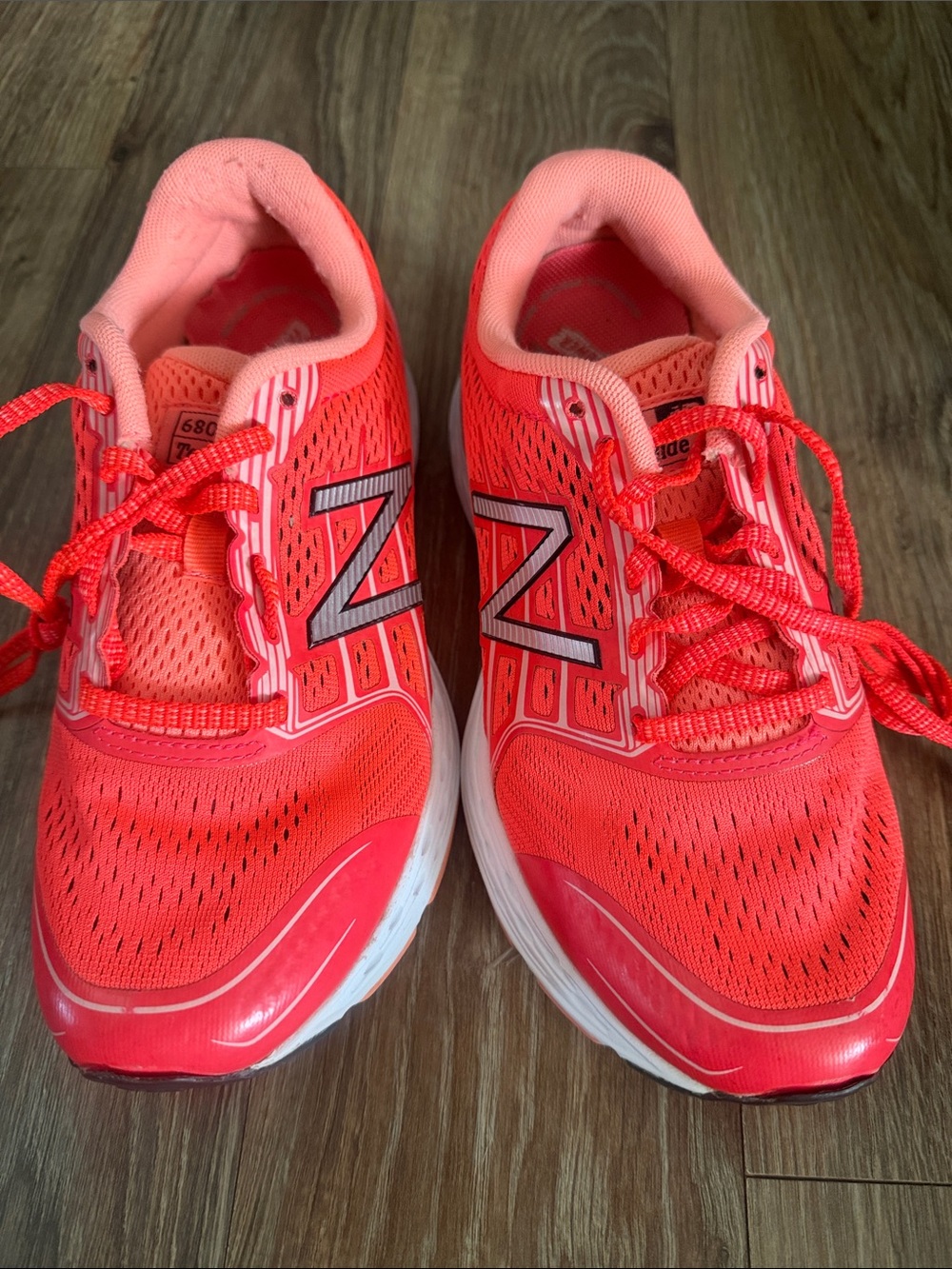New Balance Neon Coral-Orange Women's Running Sneakers TechRide 680v5
